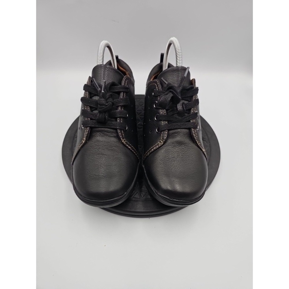 Thom McAn Black Leather Whitnee 41018 Women's Shoes Size 7.5 Med